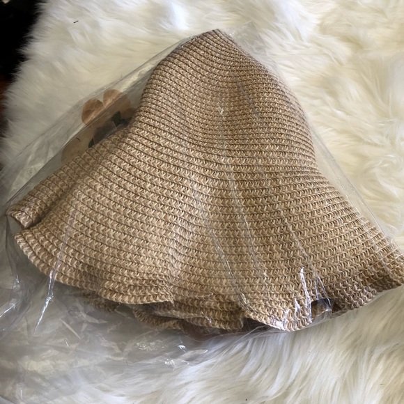 Floral Straw Floppy Hat - Picture 6 of 6